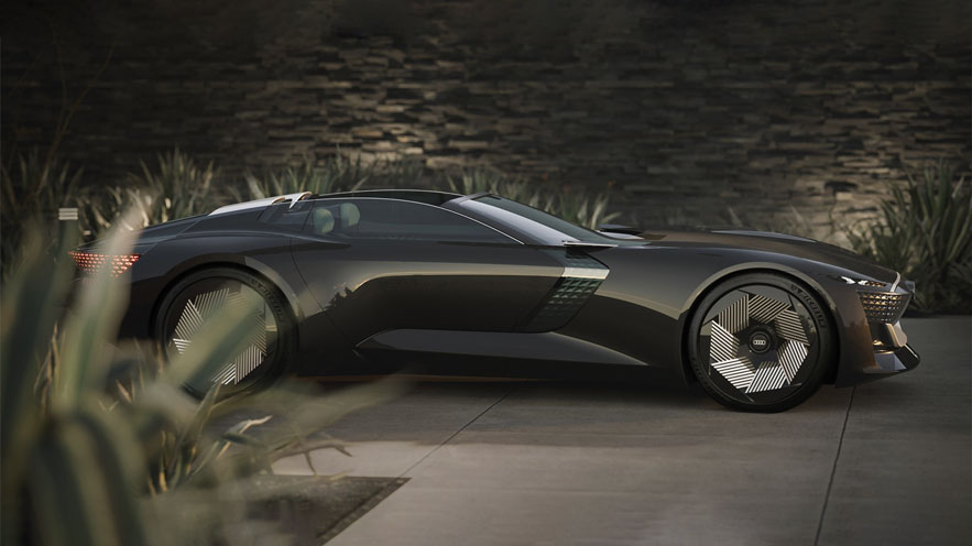 Silhouette of the Audi skysphere concept